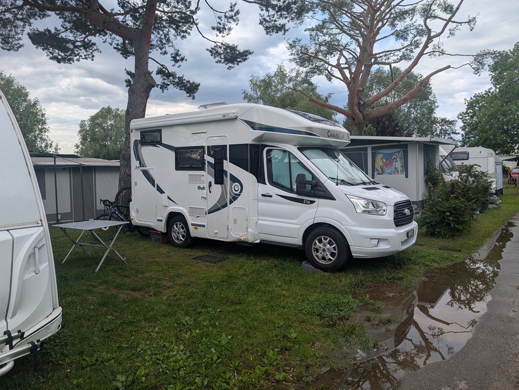 Stellplatz auf dem TCS Camping Estavayer La Nouvelle Plage