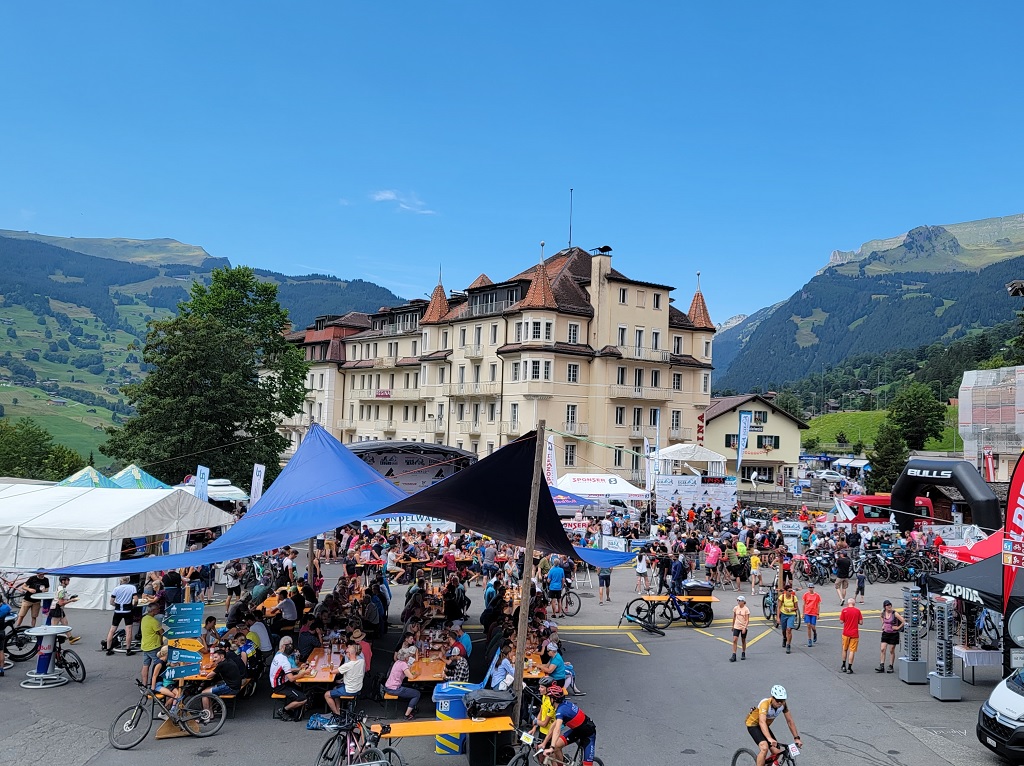 Zielraum Eiger Bike-Challenge 2023