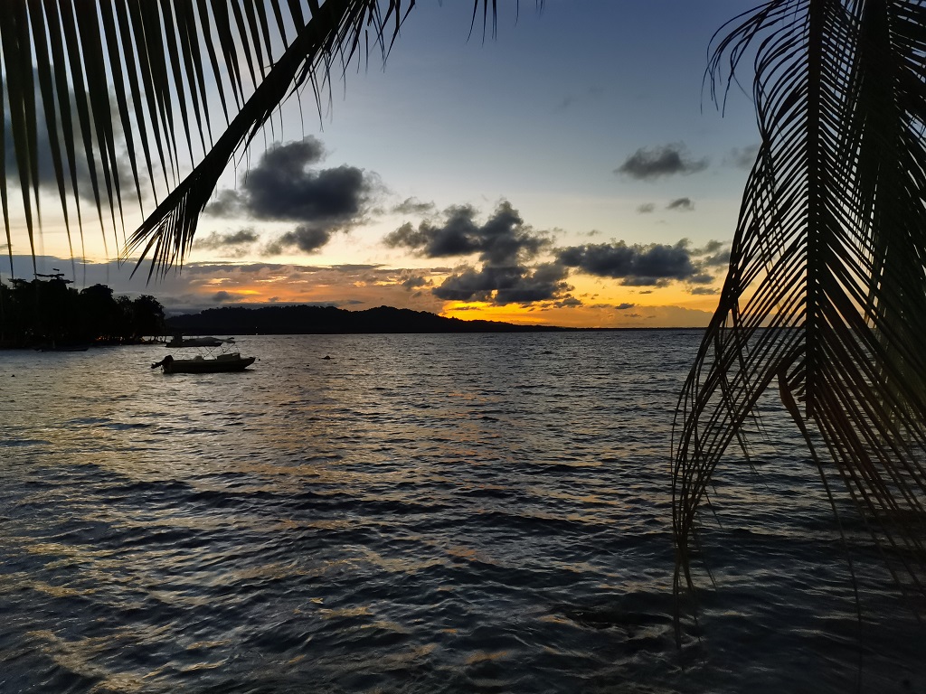 Sonnenuntergang in Puerto Viejo