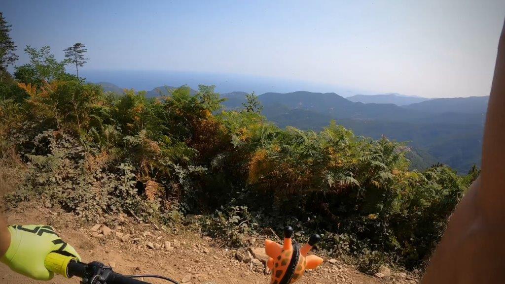 Aussicht Rollercoaster Trail Finale Ligure