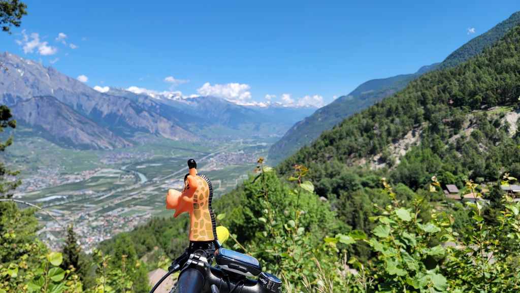 MTB Tour von Martigny auf den Col du Lein