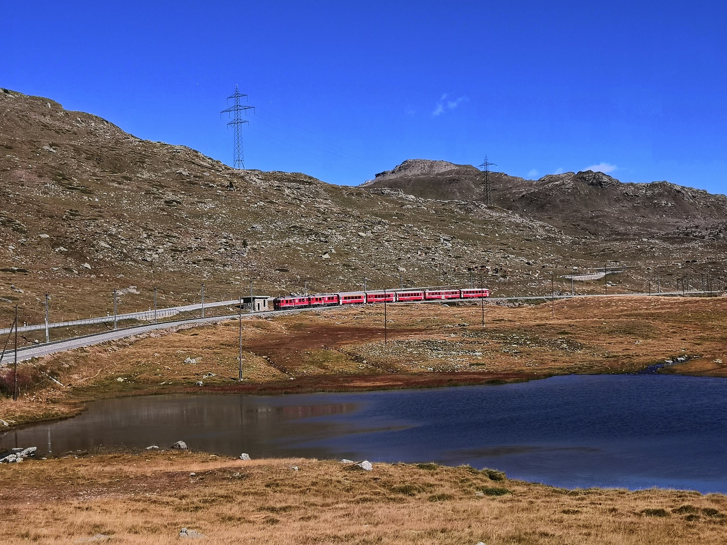 Bahn beim Lej Pitschen